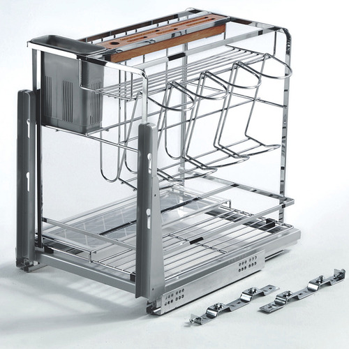 40cm PullOut Kitchen Cupboard Organiser Temple & ster