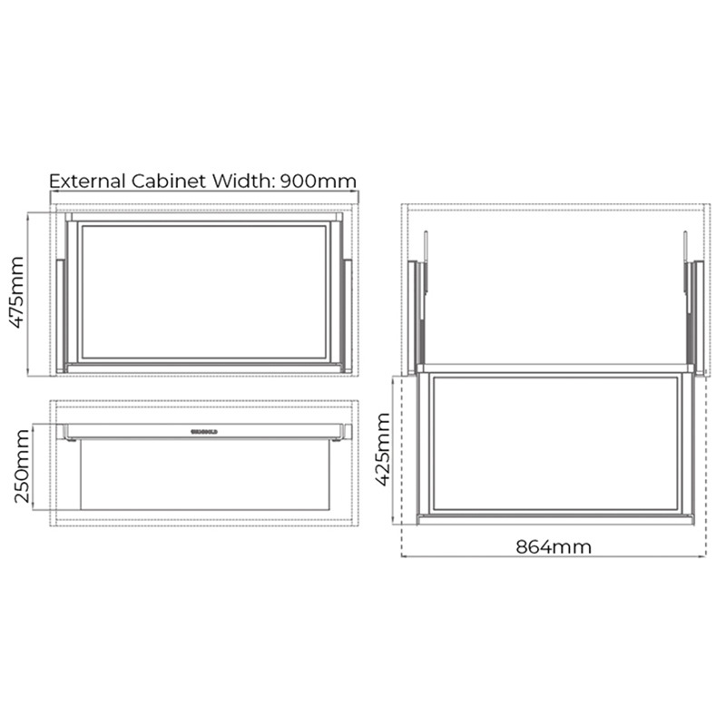 B Series Pull-Out Wardrobe Basket