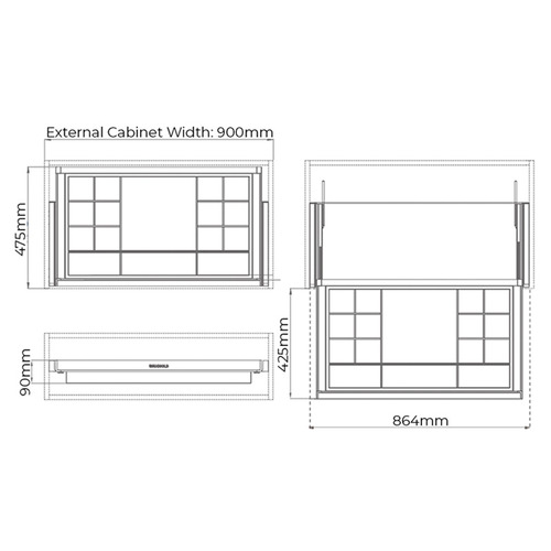 B Series Pull-Out Wardrobe Storage Tray
