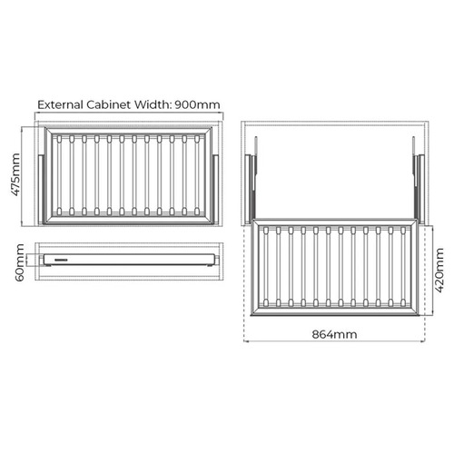 A Series Pull-Out Trousers Rack