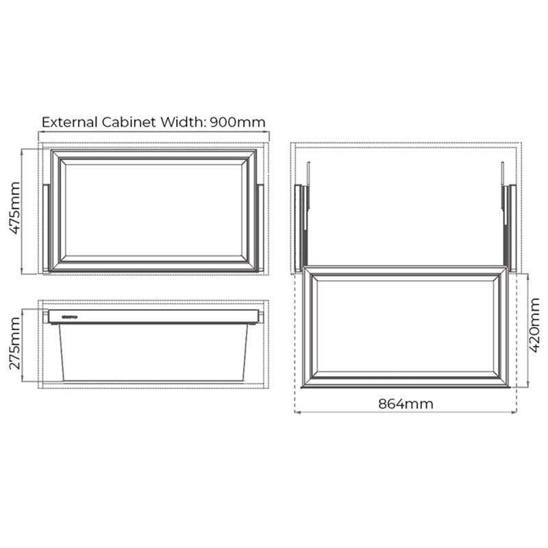 A Series Pull-Out Wardrobe Basket