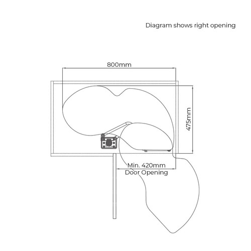 Shearer Pro Swing-Out Kitchen Corner Storage