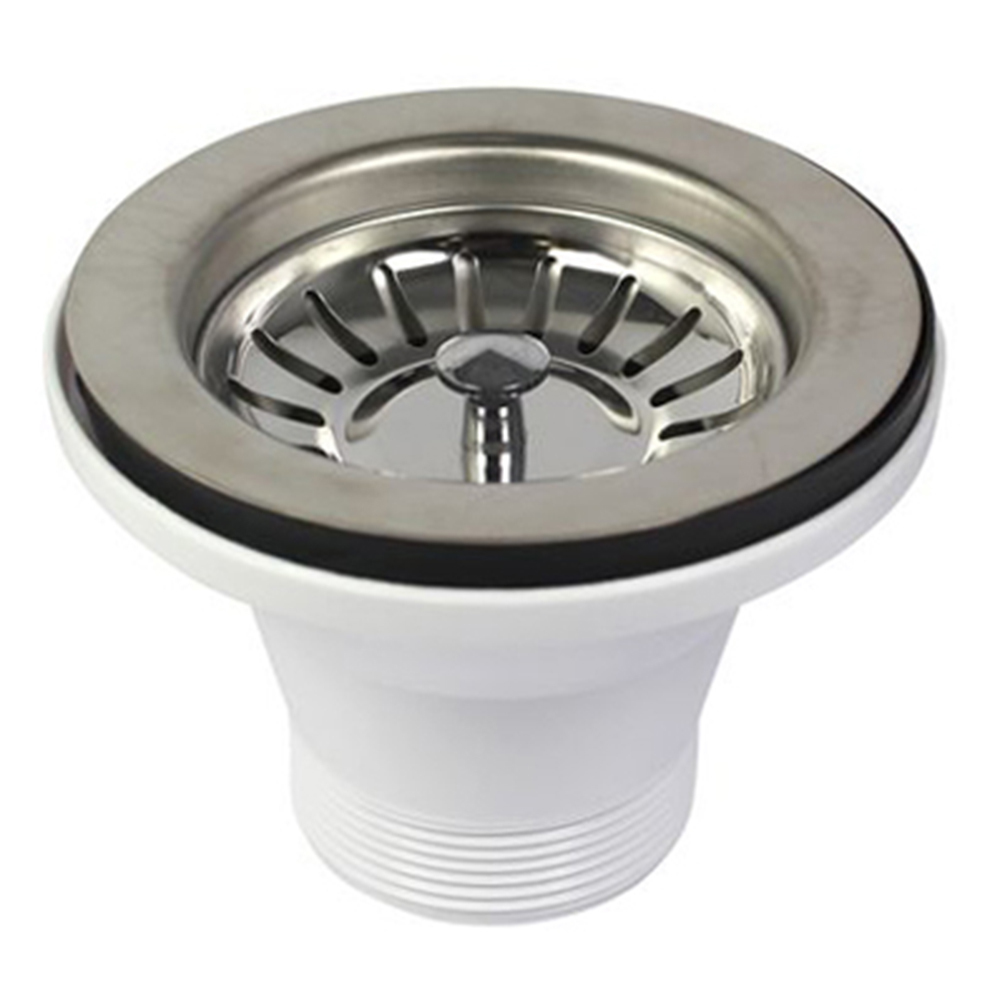 Round Stainless Steel Kitchen Sink Waster Strainer