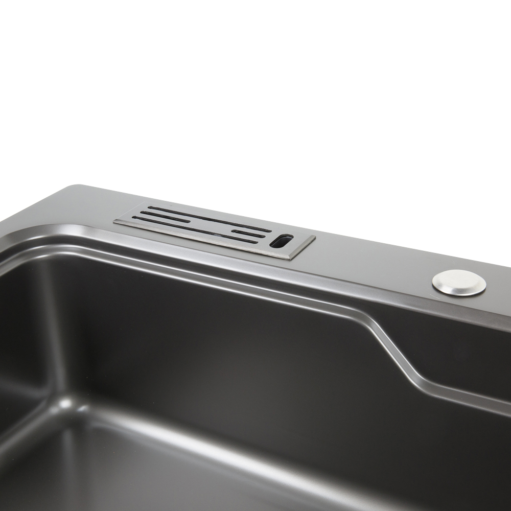 Belle Luxe 800mm Single Stainless Steel Kitchen Sink