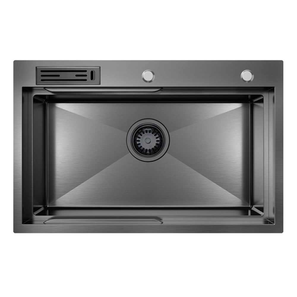 Belle Luxe 750mm Single Stainless Steel Kitchen Sink