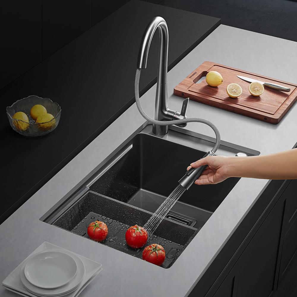 680mm Single Stainless Steel Kitchen Sink