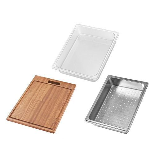 Belle Luxe 820mm Double Stainless Steel Kitchen Sink