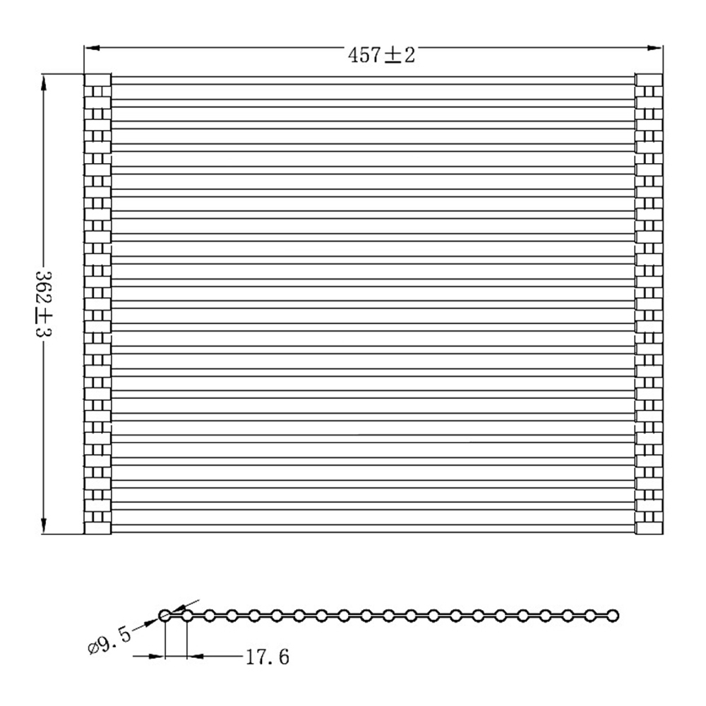 Rollable Stainless Steel Drainer Tray