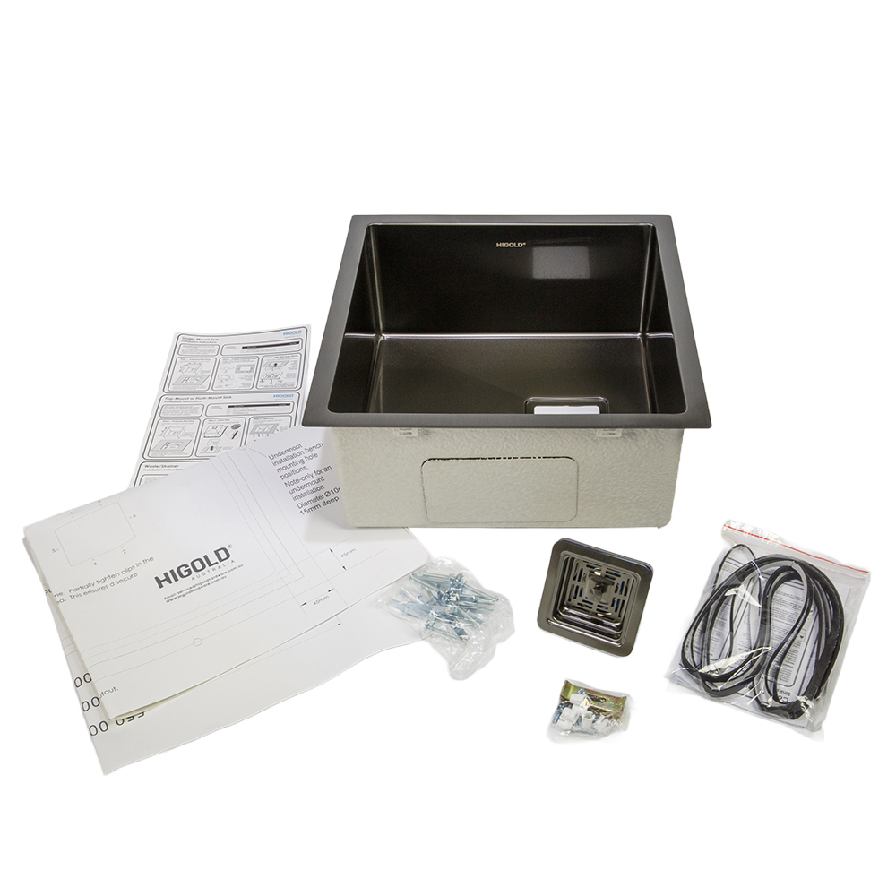 Vante 450mm Single Stainless Steel Kitchen Sink