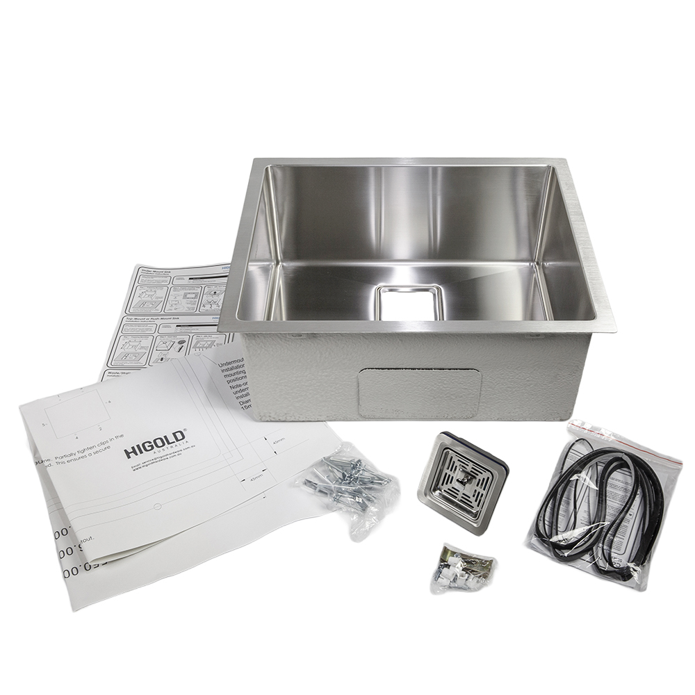 Vante 550mm Single Stainless Steel Kitchen Sink