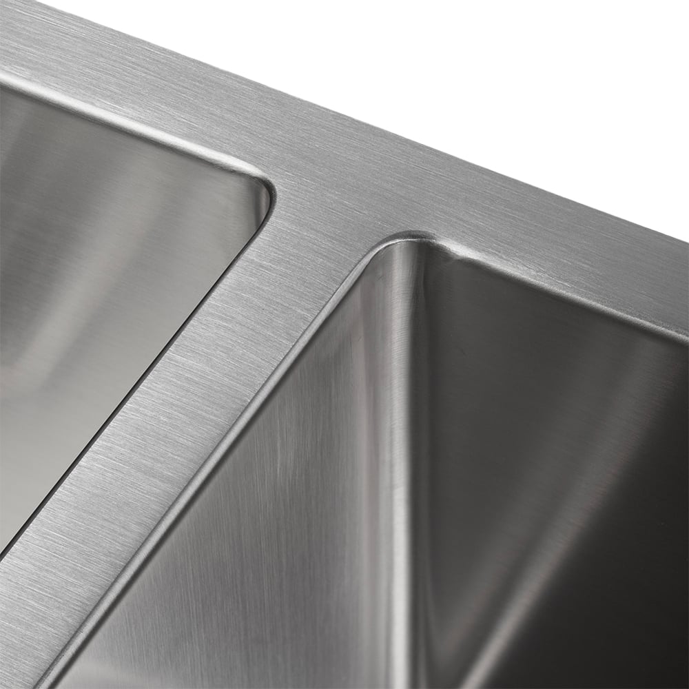 Vante 80mm Double Stainless Steel Kitchen Sink