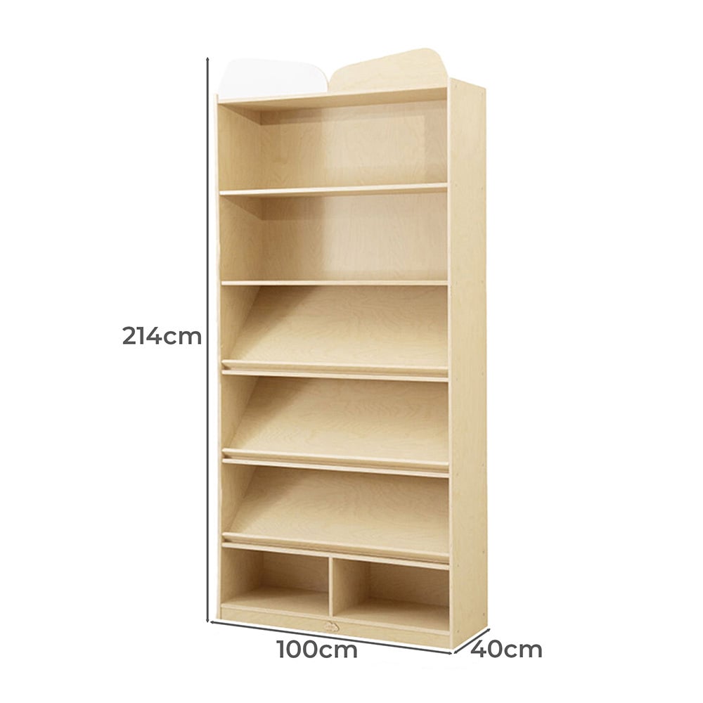 Jooyes Kids' 7 Shelf Bookcase