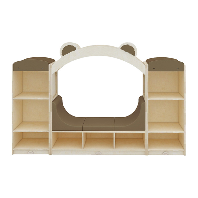 Jooyes Kids' 9 Shelf Bookcase with Reading Nook