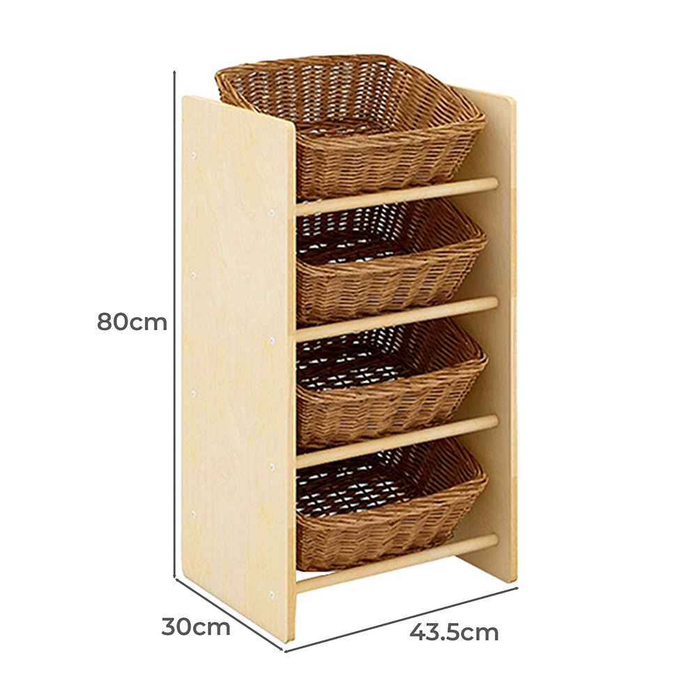 Jooyes Kids' 4 Tier Storage Unit