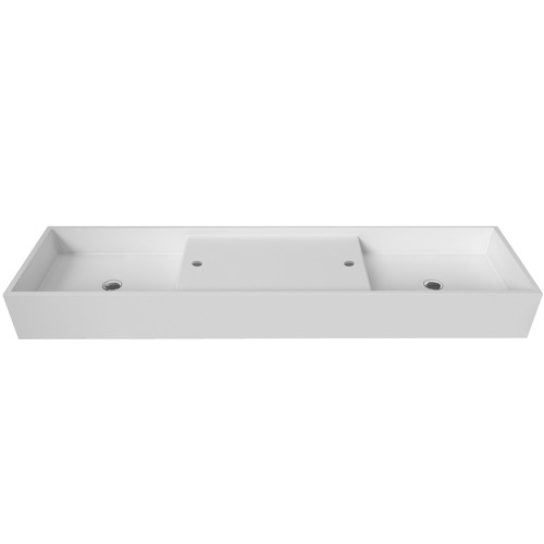 CDesign-1620mm-Solid-Surface-Double-Wall-Hung-Basin