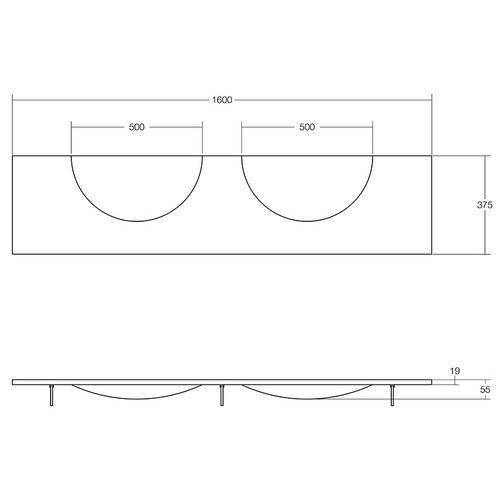 Onda-Solid-Surface-Double-Washplane