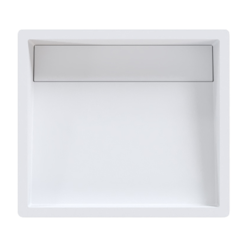 Elba 440mm Matte White Washplane