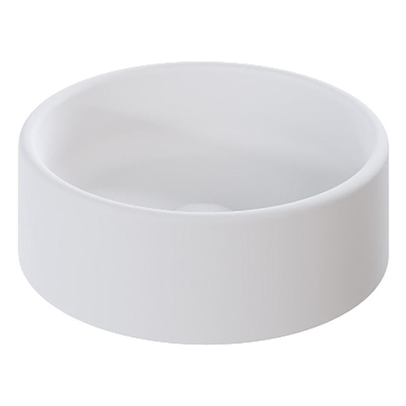Kanso 350mm Matte White Round Above Counter Basin