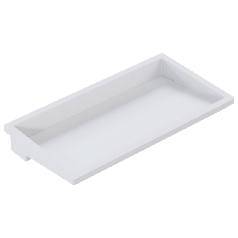 Elba 860mm Matte White Washplane