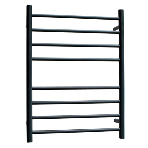 Matte Black 53cm Round Towel Rail