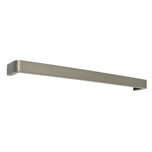 80cm Square Single Bar Towel Rail with Rounded Edge