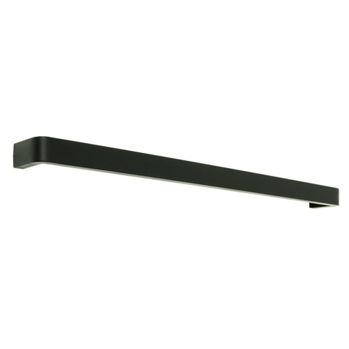 65cm Square Single Bar Towel Rail with Rounded Edge