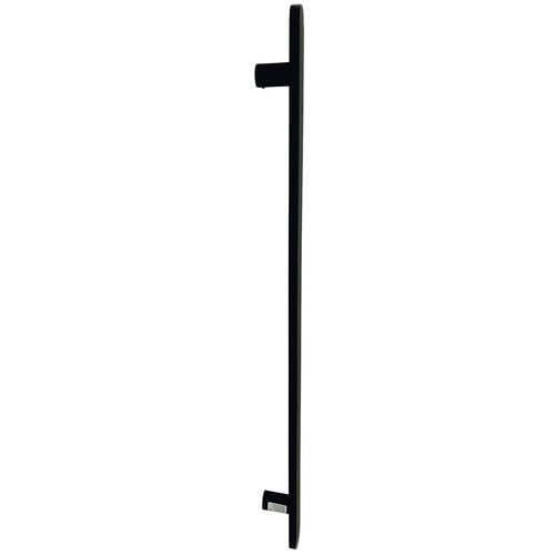 Flat Vertical Single Bar Stainless Steel Heated Towel Rail