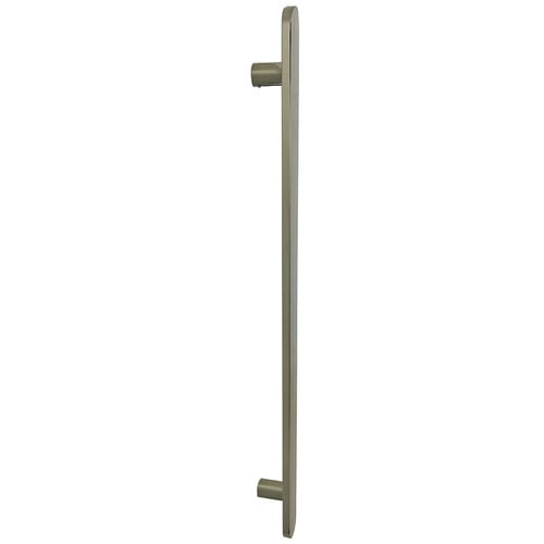 Flat Vertical Single Bar Stainless Steel Heated Towel Rail