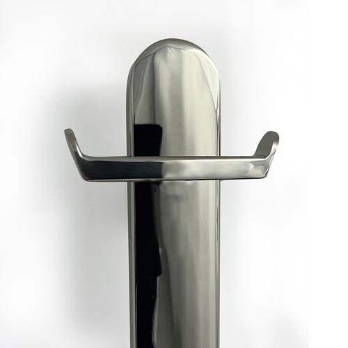 Flat Vertical Stainless Steel Towel Rail Hook