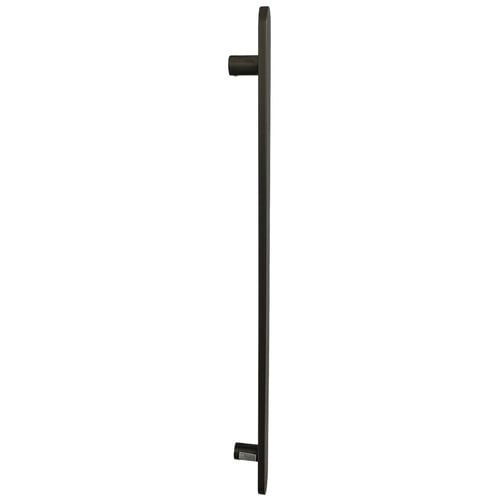 Flat Vertical Single Bar Stainless Steel Heated Towel Rail