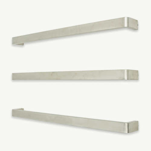 80cm Rounded Edge Single Heated Towel Bar