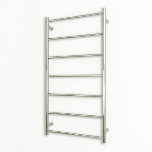 Mirror Polished 7 Bar Round Towel Rail