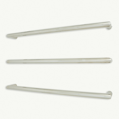 80cm Round Single Heated Towel Bar