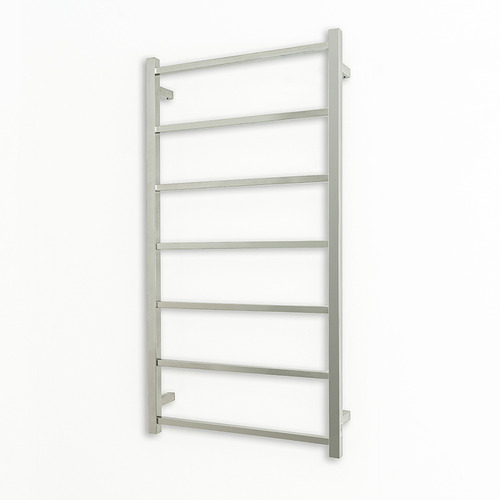 Non-Heated 600mm Mirror Polished 7 Bar Towel Rail
