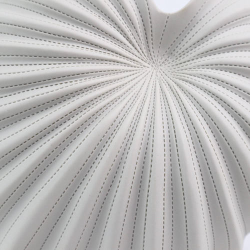 White Spiral Oceania Vase