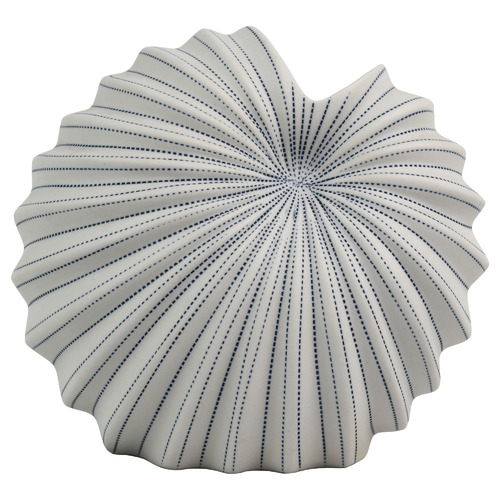 Ink Pinstripe Spiral Oceania Vase