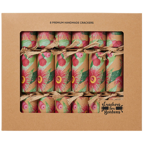 8 Piece Flowering Gum Christmas Cracker Set