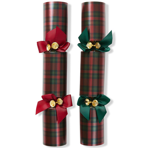 Tartan Luxury Hand Made Christmas Cracker Set