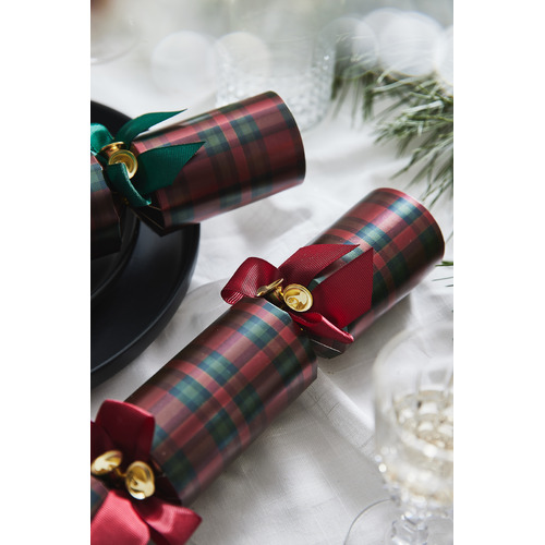 Tartan Luxury Hand Made Christmas Cracker Set