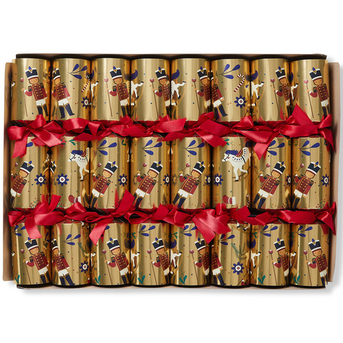 Gold Toy Soldier Luxury Hand Made Christmas Crackers