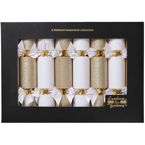 Champagne Sparkling Luxury Hand Made Christmas Cracker Set