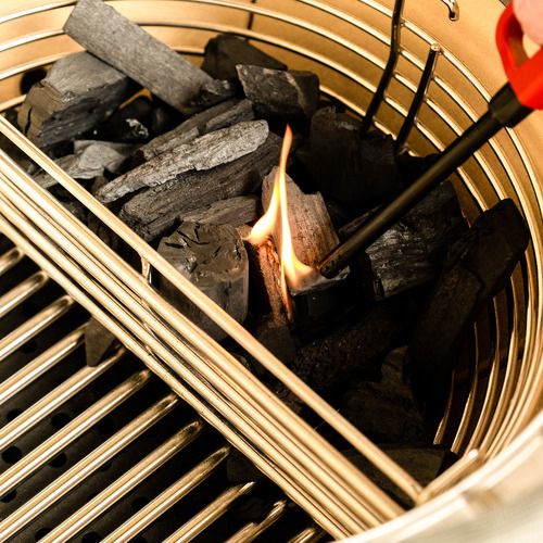 Replacement Kamado Classic Joe Charcoal Basket, Lump Ash Basket Fits Big Green Egg Grill Large Stainless Steel Holder Divider Smoking Accessories