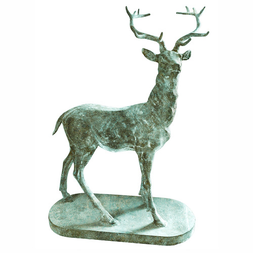 LeftFacing Stag Garden Statue Temple & Webster