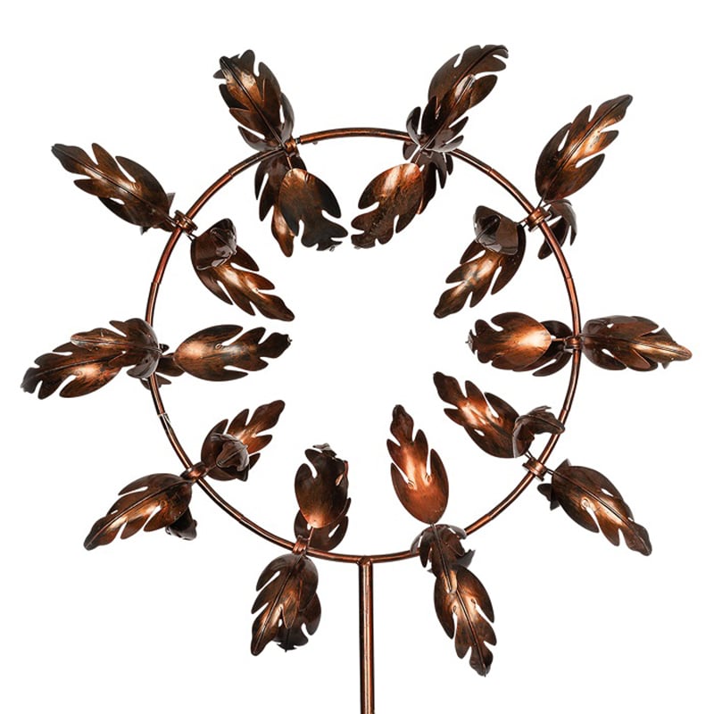 Rotating Leaves Wind Spinner