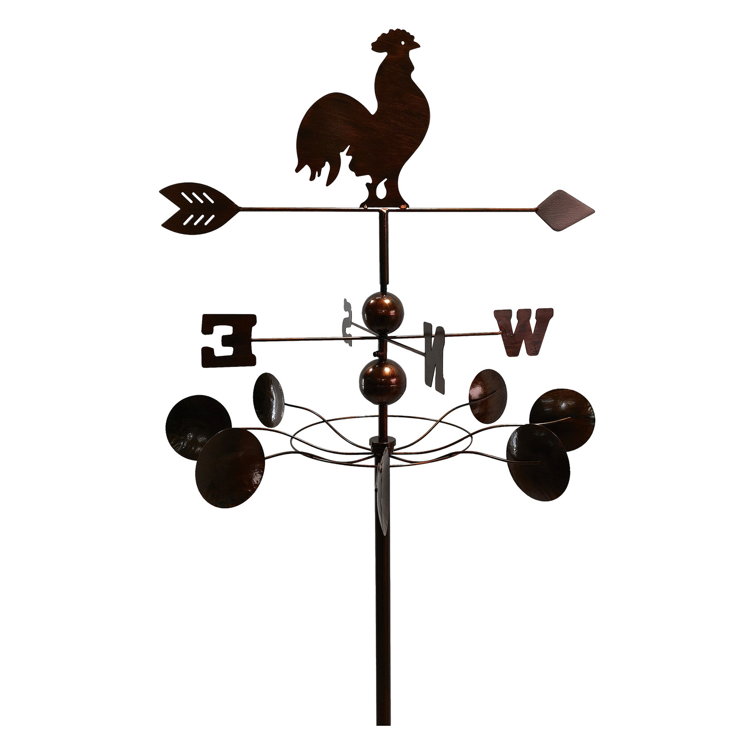 Chooks Weather Vane Steel Garden Stake