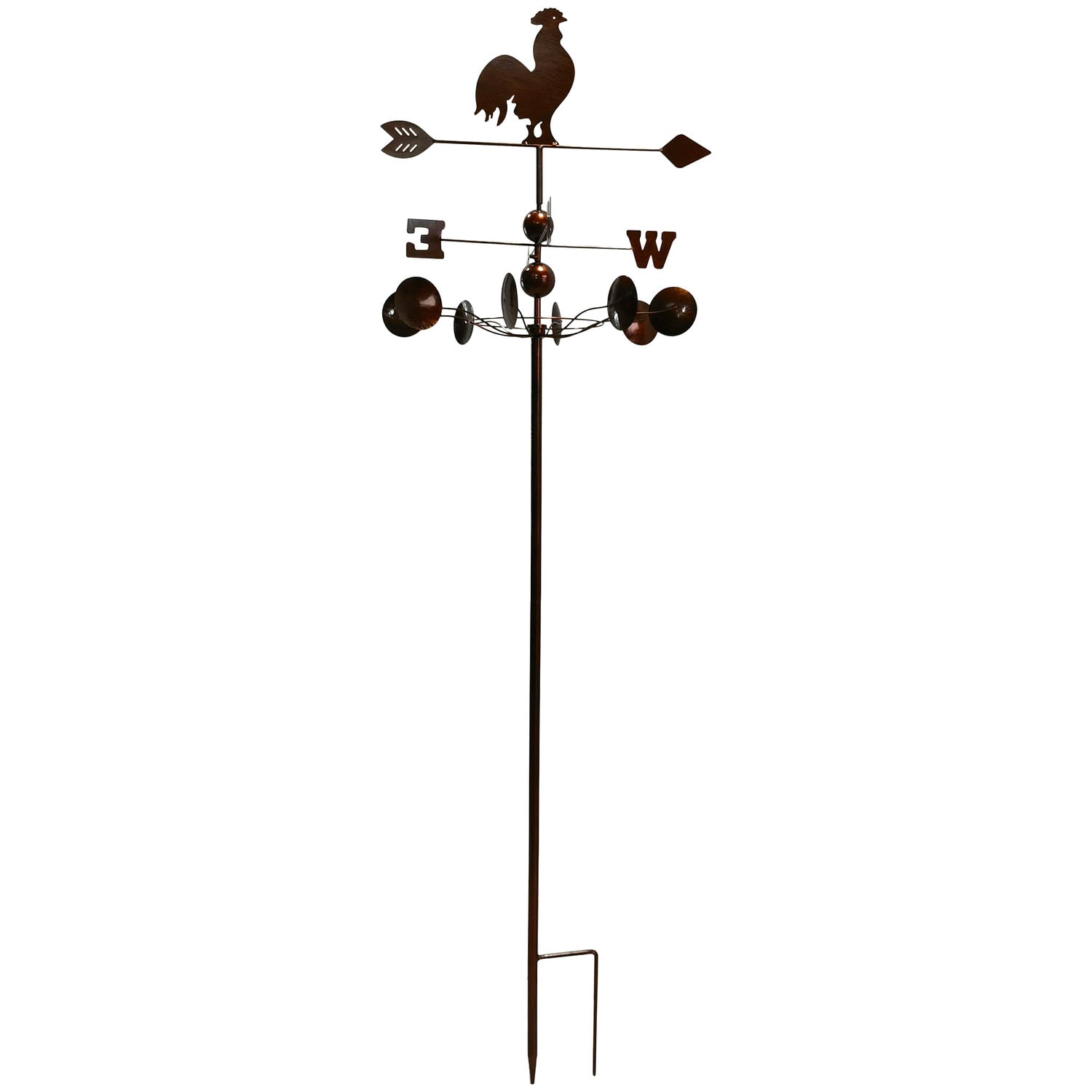 Chooks Weather Vane Steel Garden Stake