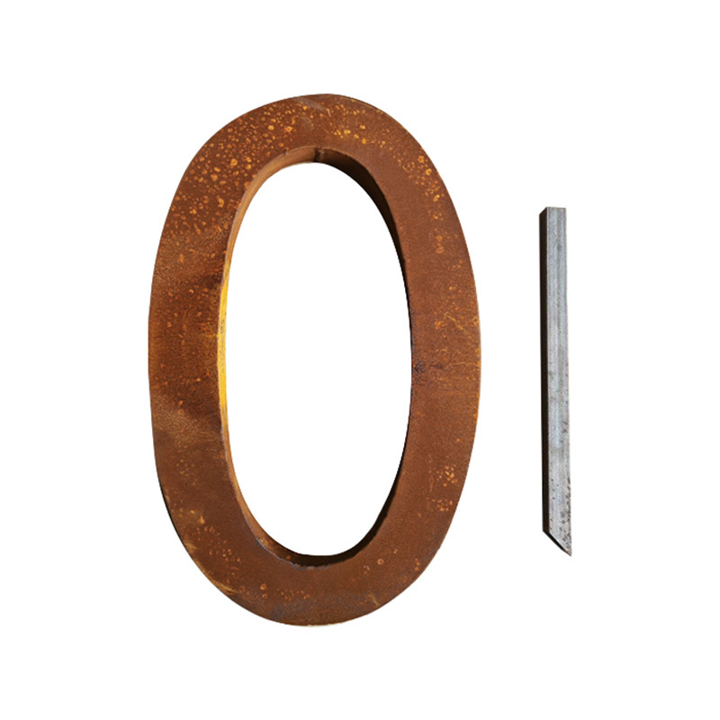Quinn Galvanised Steel House Number Garden Stake