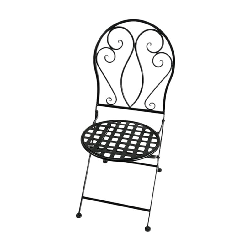 Luella Lattice Steel Outdoor Dining Chair