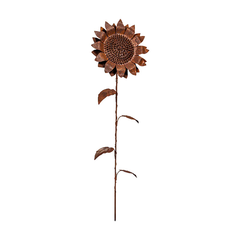 Phoebe Sunflower Steel Garden Stake