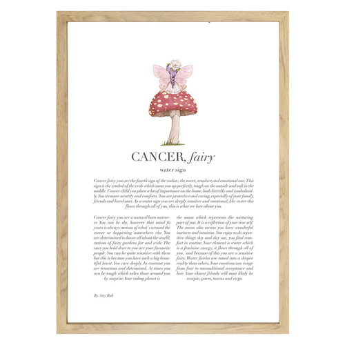 Pink Cancer Child Framed Printed Wall Art